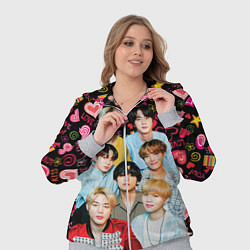 Женский 3D-костюм I Love BTS, цвет: 3D-меланж — фото 2