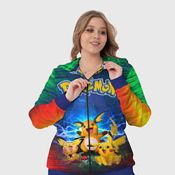 Женский 3D-костюм Pikachu, цвет: 3D-синий — фото 2