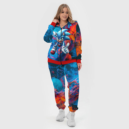 Женский костюм SONIC / 3D-Красный – фото 4