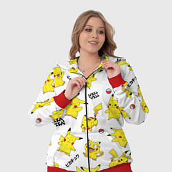 Женский 3D-костюм ПИКАЧУ, цвет: 3D-красный — фото 2