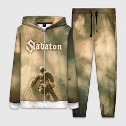 Женский 3D-костюм Sabaton, цвет: 3D-белый