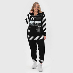 Женский 3D-костюм Off-White: NYC, цвет: 3D-черный — фото 2