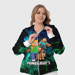 Женский 3D-костюм Minecraft Майнкрафт, цвет: 3D-белый — фото 2
