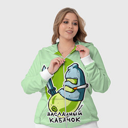 Женский 3D-костюм Засланный кабачок, цвет: 3D-белый — фото 2