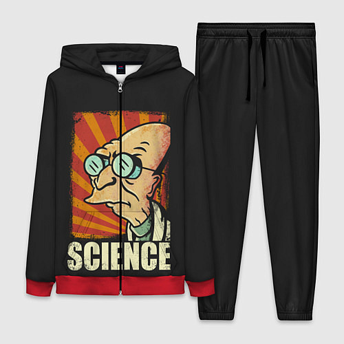 Женский костюм Futurama Science / 3D-Красный – фото 1