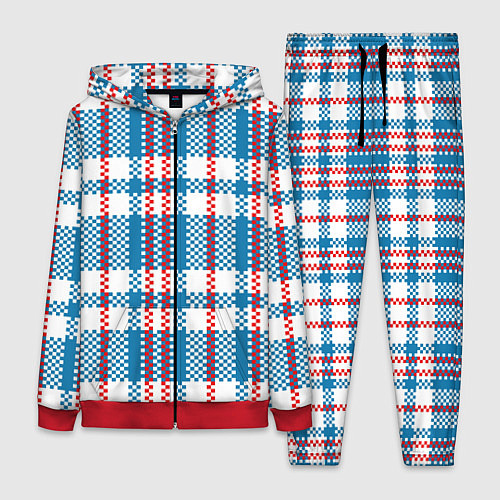 Женский костюм Текстура Сумка Челнока / 3D-Красный – фото 1