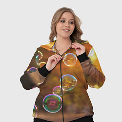 Женский 3D-костюм Мыльные пузыри, цвет: 3D-черный — фото 2