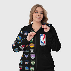 Женский 3D-костюм NBA Team Logos 2, цвет: 3D-черный — фото 2