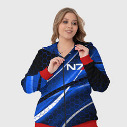 Женский 3D-костюм MASS EFFECT N7, цвет: 3D-красный — фото 2