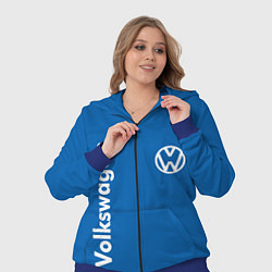 Женский 3D-костюм Volkswagen, цвет: 3D-синий — фото 2