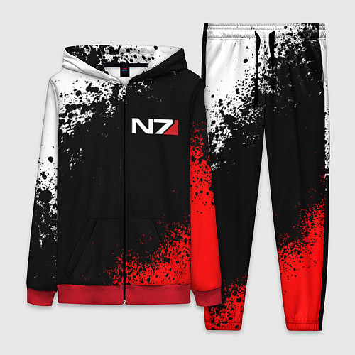 Женский костюм MASS EFFECT N7 / 3D-Красный – фото 1