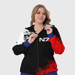 Женский 3D-костюм MASS EFFECT N7, цвет: 3D-синий — фото 2