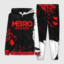 Женский 3D-костюм METRO EXODUS, цвет: 3D-красный