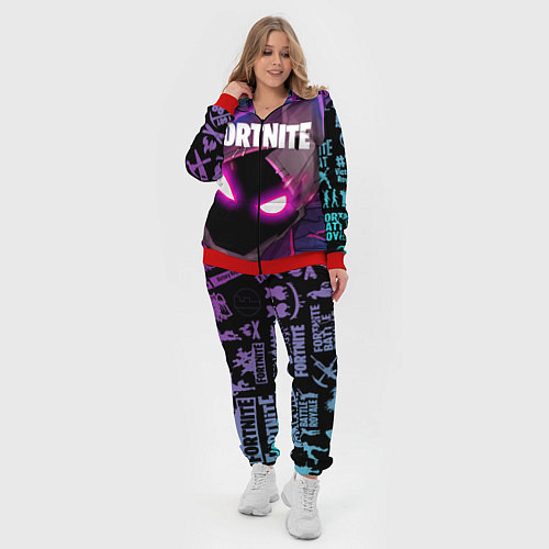 Женский костюм FORTNITE / 3D-Красный – фото 4