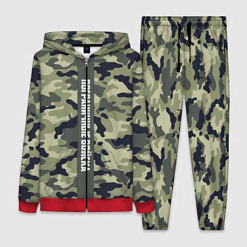 Женский костюм Пограничные Войска камуфляж / 3D-Красный – фото 1