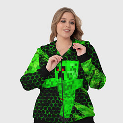 Женский 3D-костюм MINECRAFT CREEPER, цвет: 3D-черный — фото 2
