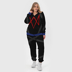 Женский 3D-костюм WATCH DOGS LEGION, цвет: 3D-синий — фото 2