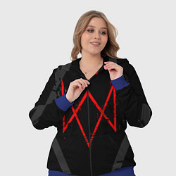 Женский 3D-костюм WATCH DOGS LEGION, цвет: 3D-синий — фото 2