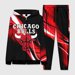 Женский 3D-костюм CHICAGO BULLS, цвет: 3D-черный