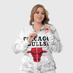 Женский 3D-костюм CHICAGO BULLS, цвет: 3D-белый — фото 2