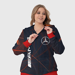 Женский 3D-костюм MERCEDES-BENZ AMG, цвет: 3D-красный — фото 2