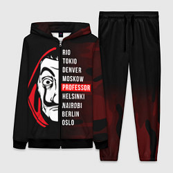 Женский 3D-костюм La Casa de Papel Z, цвет: 3D-черный