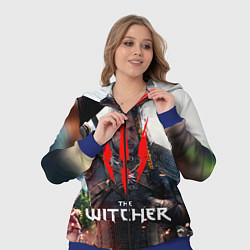 Женский 3D-костюм The Witcher, цвет: 3D-синий — фото 2