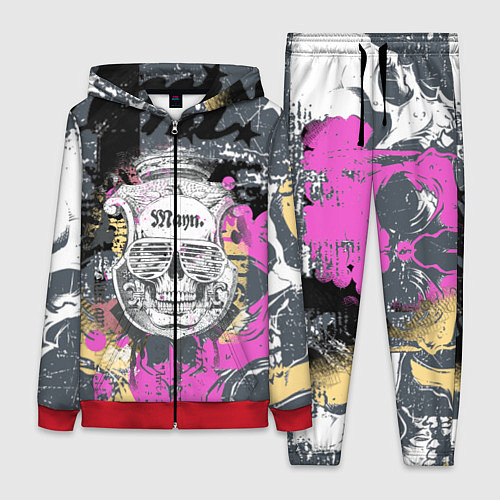 Женский костюм Череп / 3D-Красный – фото 1