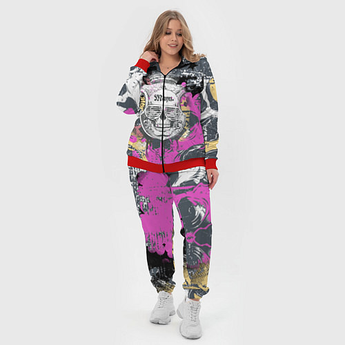 Женский костюм Череп / 3D-Красный – фото 4