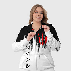 Женский 3D-костюм The Witcher, цвет: 3D-белый — фото 2