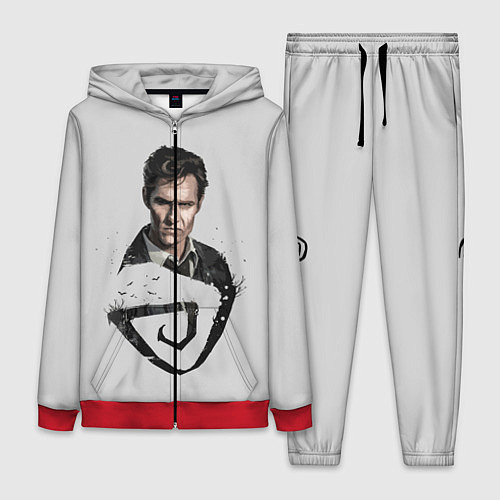 Женский костюм Настоящий детектив / 3D-Красный – фото 1