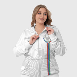 Женский 3D-костюм Дагестан, цвет: 3D-белый — фото 2