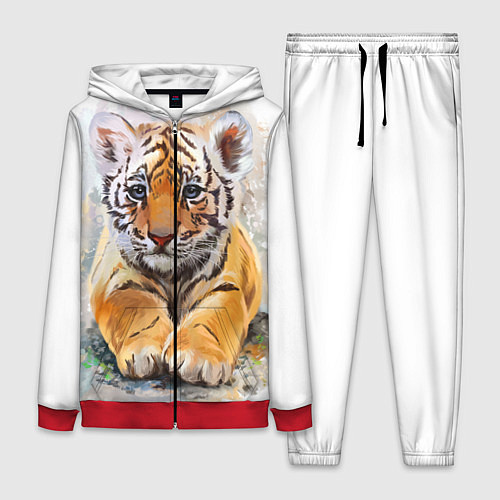 Женский костюм Tiger Art / 3D-Красный – фото 1