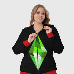 Женский 3D-костюм The Sims Plumbob, цвет: 3D-красный — фото 2