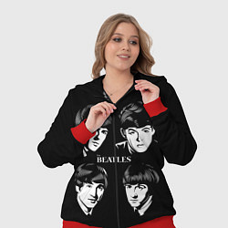 Женский 3D-костюм THE BEATLES, цвет: 3D-красный — фото 2