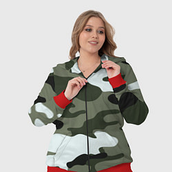 Женский 3D-костюм Camouflage 2, цвет: 3D-красный — фото 2