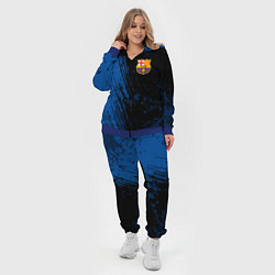 Женский 3D-костюм FC Barcelona ФК Барселона, цвет: 3D-синий — фото 2