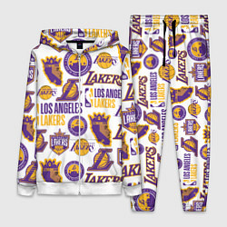 Женский 3D-костюм LAKERS LOGO, цвет: 3D-белый