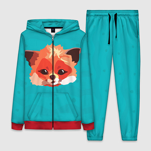 Женский костюм Лисичка / 3D-Красный – фото 1