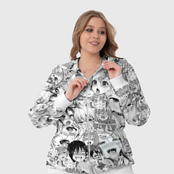 Женский 3D-костюм Ahegao monochrome, цвет: 3D-белый — фото 2