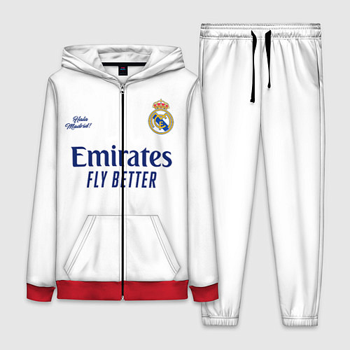 Женский костюм REAL MADRID, домашняя 2021 / 3D-Красный – фото 1