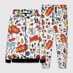 Женский костюм Я ЛЮБЛЮ РОК