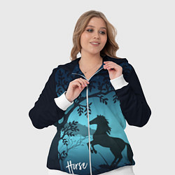 Женский 3D-костюм Конь, цвет: 3D-белый — фото 2