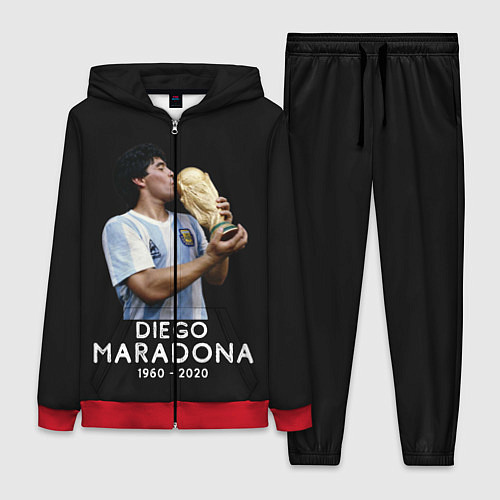 Женский костюм Diego Maradona / 3D-Красный – фото 1