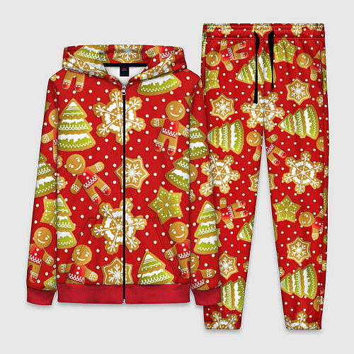 Женский костюм С Новым Годом! / 3D-Красный – фото 1