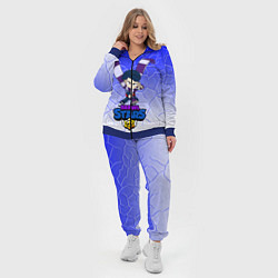 Женский 3D-костюм Brawl StarsЭдгар, цвет: 3D-синий — фото 2