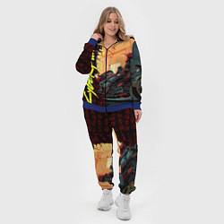 Женский 3D-костюм Киберпанк, цвет: 3D-синий — фото 2