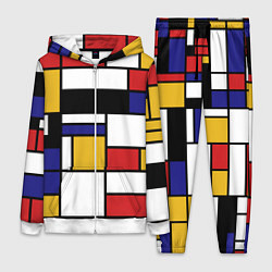 Женский костюм Color blocking