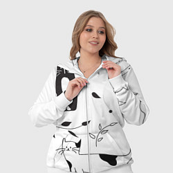 Женский 3D-костюм Кис-Кис, цвет: 3D-белый — фото 2