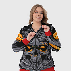 Женский 3D-костюм Череп дьявола, цвет: 3D-красный — фото 2